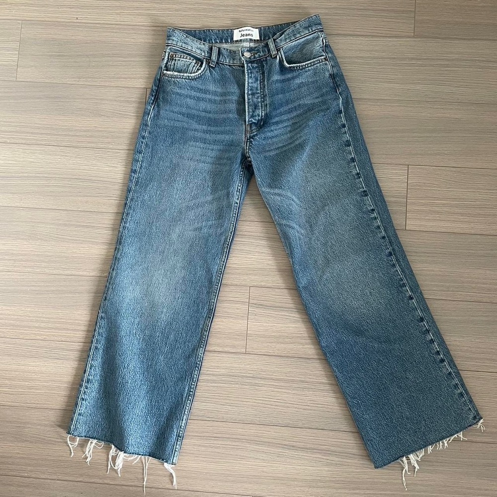 reformation wide leg jeans